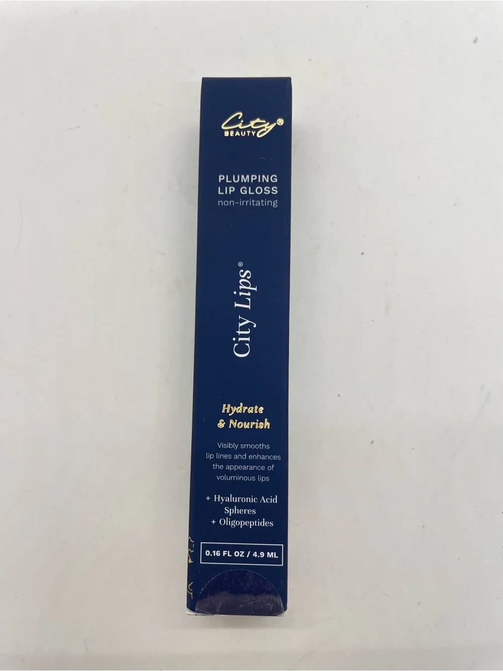City Lips Plumping Lip Gloss South Peach NIB